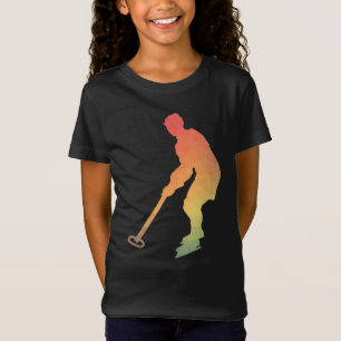 Camiseta Chica de Ringette colorida Regalos de jugador de