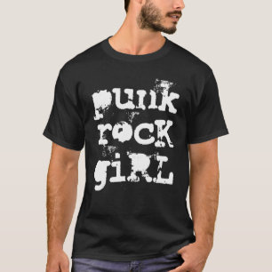Camiseta Chica de rock de punk
