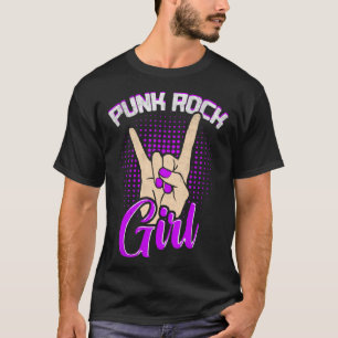Camiseta Chica de rock de punk 1