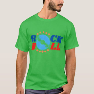 Camiseta chica de ROCK N ROLL DISCO