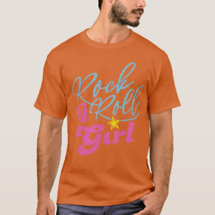 Camiseta Chica de Rock N Roll Púrpura Darla Chica de Rock a