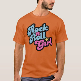 Camiseta Chica de Rock n Roll vintage