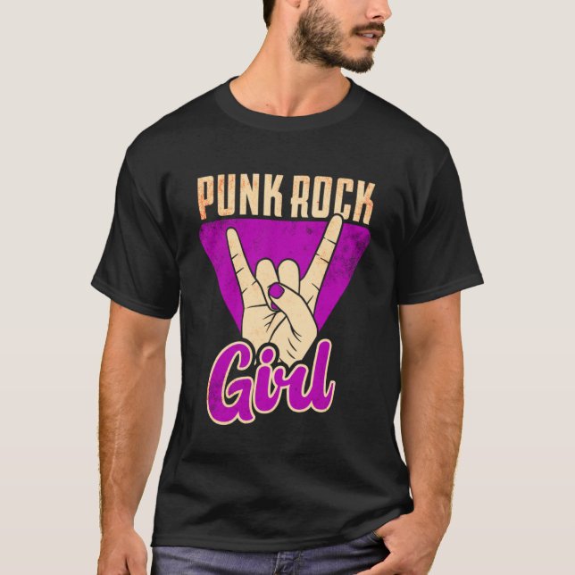 Camiseta Chica de rock punk Pullover Hoodie (Anverso)