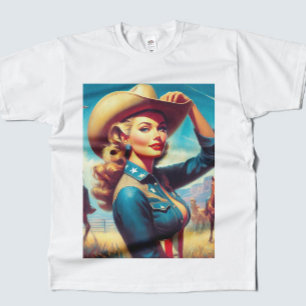 Camiseta Chica de Rodeo Antiguo