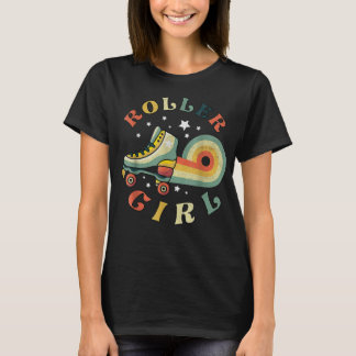 Camiseta Chica de rodillos Skater Retro Vintage 70s 80s Ska