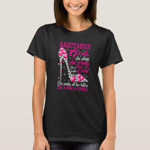 Camiseta Chica de Sagittarius como un jefe en la basura de