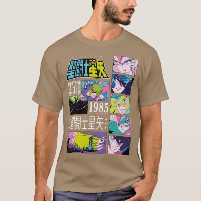 Camiseta chica de Saint Seiya retro (Anverso)