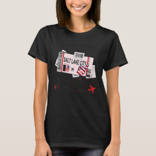 Camiseta Chica de Salt Lake City - Pase de embarque Salt La