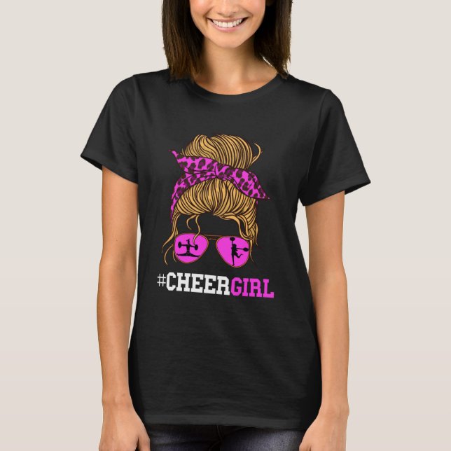Camiseta Chica de Salud CheerLeader Scarf Cheerled Sunglass (Anverso)