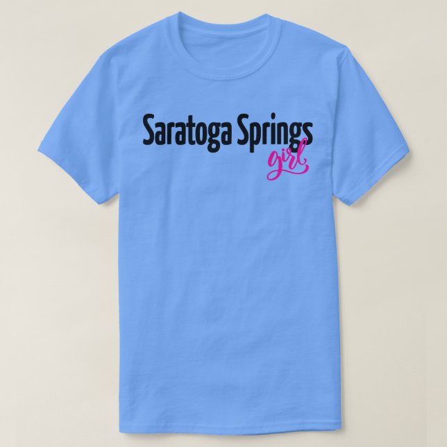 Camiseta Chica de Saratoga Springs (Diseño del anverso)