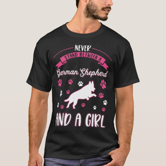 Camiseta Chica de Shepherd de Alemania (Anverso)