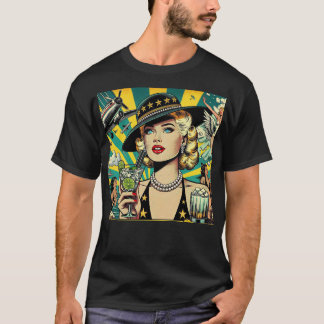 Camiseta Chica de Show Retro