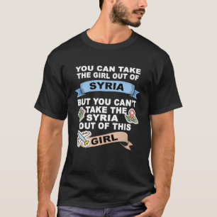 Camiseta Chica de Siria se desplaza de Siria