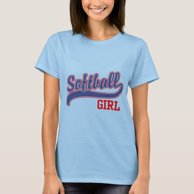 Camiseta Chica de Softball (Anverso)