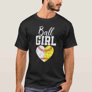 Camiseta Chica de sóftbol para lanzadora de mujeres, recept
