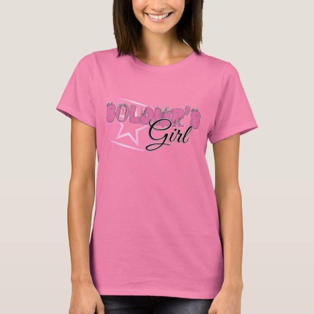 Camiseta Chica de soldado (Anverso)