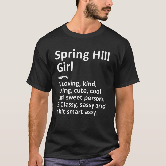 Camiseta Chica de SPRING HILL KS KANSAS Funny City Home Roo (Anverso)