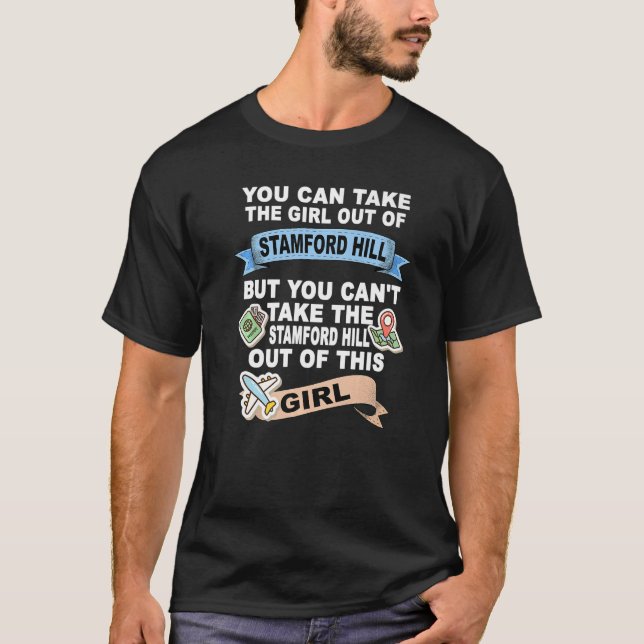 Camiseta Chica de Stamford Hill Relocation desde Stamford (Anverso)