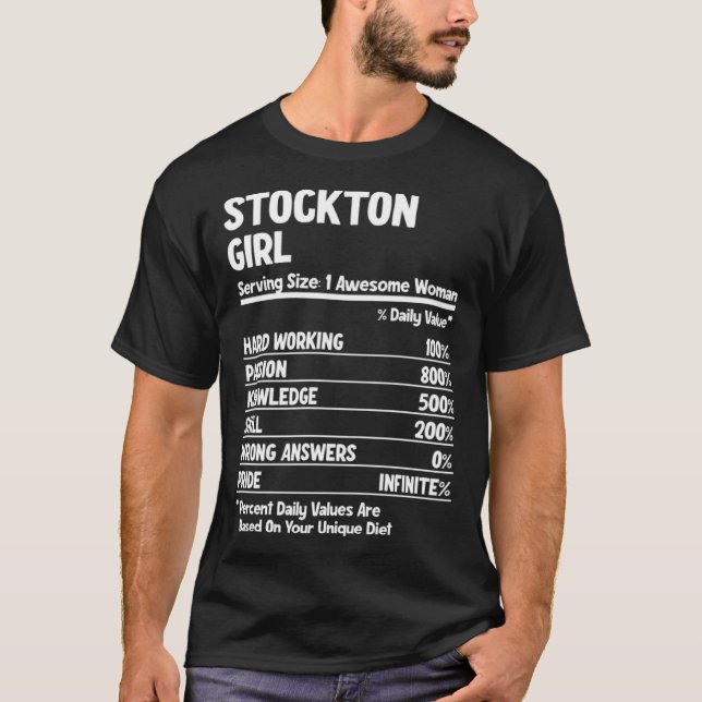 Camiseta Chica de Stockton (Anverso)