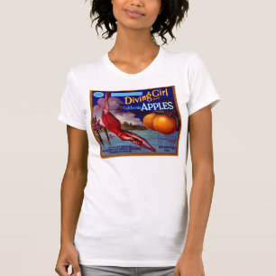 Camiseta Chica de submarinismo California Apples