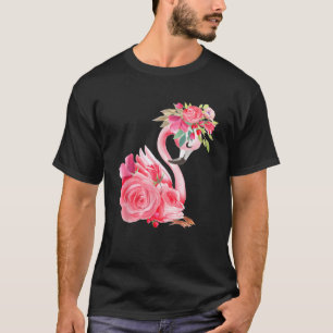 Camiseta Chica de sueño rosa lindo flamingo bebé flamingo c