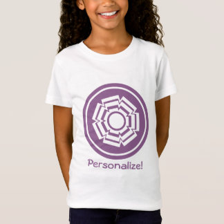 Camiseta Chica De Surco Floral Tee, Eggplant