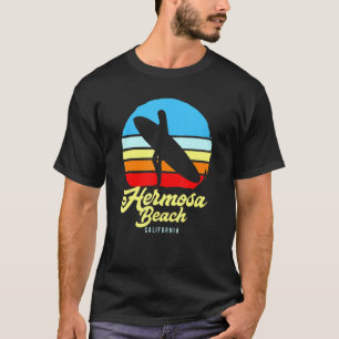 Camiseta Chica de Surf de Hermosa Beach California