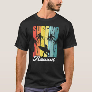Camiseta Chica de Surfistas de Hawái, Hawái, Retro Surfing