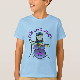 Camiseta Chica de tambor ligero