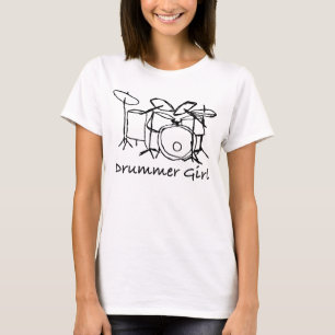 Camiseta Chica de tambores