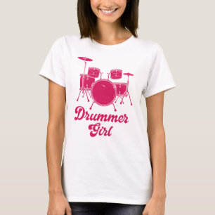 Camiseta Chica de tambores   Dones de tambor