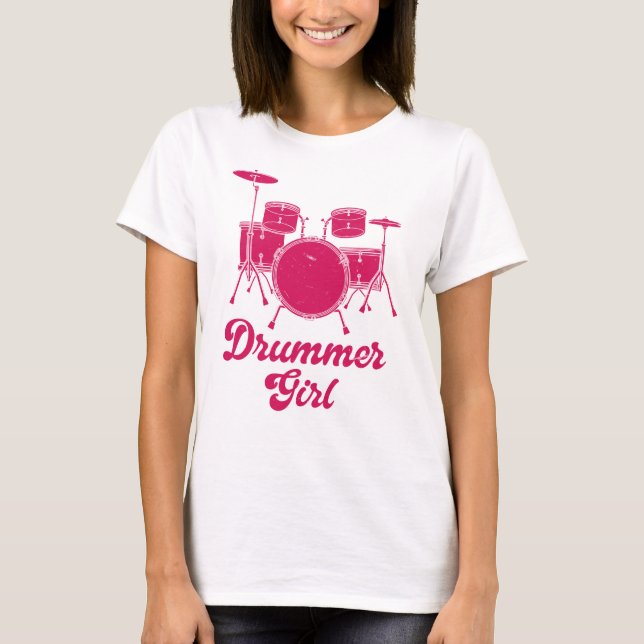 Camiseta Chica de tambores | Dones de tambor (Anverso)