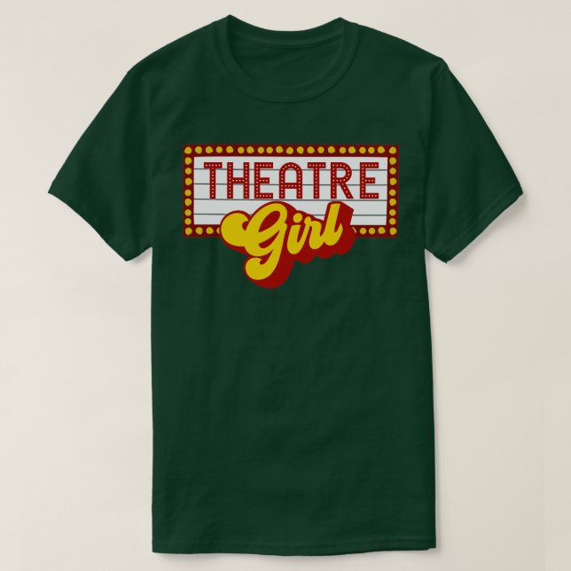 Camiseta Chica de teatro (Diseño del anverso)