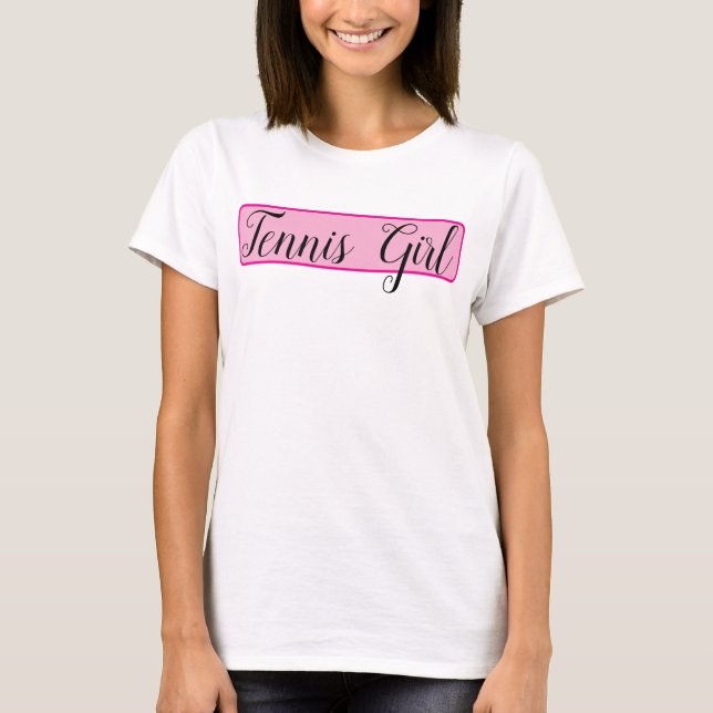 Camiseta Chica de tenis (Anverso)