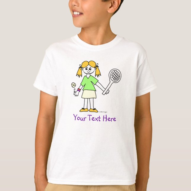 Camiseta Chica de tenis personalizado (Anverso)