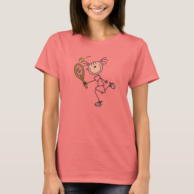 Camiseta Chica de tenis uno (Anverso)