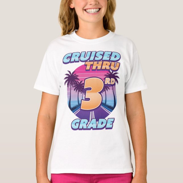 Camiseta Chica de tercer grado cruzado (Anverso)
