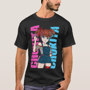 Camiseta Chica de terror película monstruo anime manga Hall