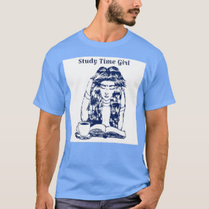 CAMISETA CHICA DE TIEMPO DE ESTUDIO CON TSHIRT DE DISEÑO PE