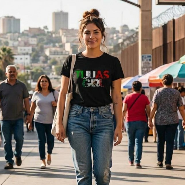 Camiseta Chica de Tijuas (Tijuas Girl tshirt-Tijuana tshirt)