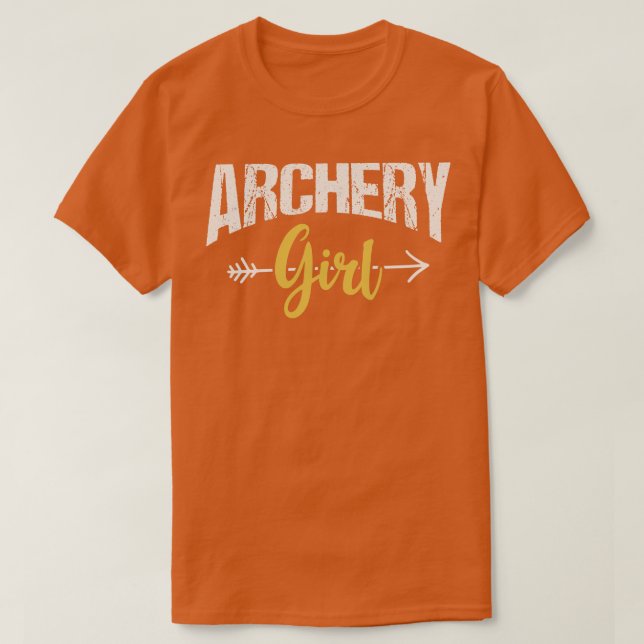 Camiseta Chica de tiro con arco (Diseño del anverso)