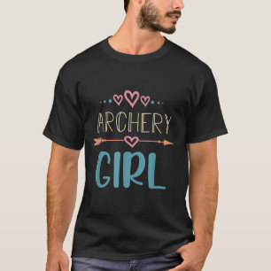 Camiseta Chica de tiro con arco Cita Corazón Cortado Flecha
