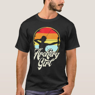 Camiseta Chica de tiro con arco mujeres vintage Arrow