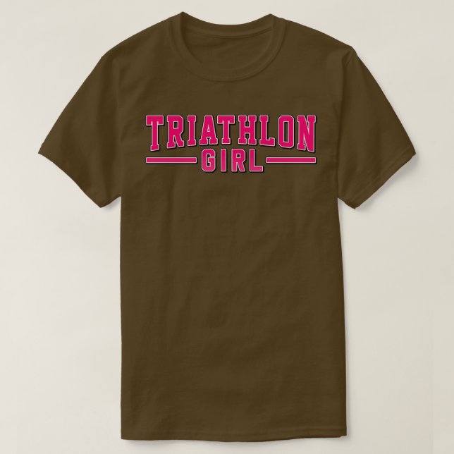 Camiseta Chica de triatlón 1 (Diseño del anverso)