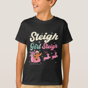 Camiseta Chica de Trineo de Pan de Jengibre Nk Navidad Dive