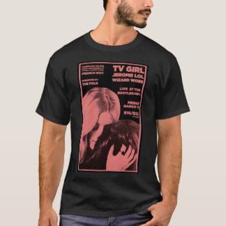 Camiseta CHICA de TV Poster de salida francés
