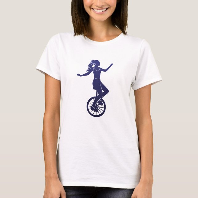 Camiseta Chica de uniciclo (Anverso)