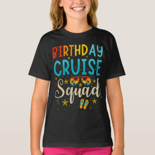 Camiseta Chica de vacaciones de crucero de la brigada de cr