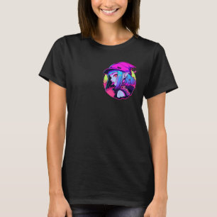 Camiseta Chica De Vampiros Caliente Alterna Sobre El Corazó