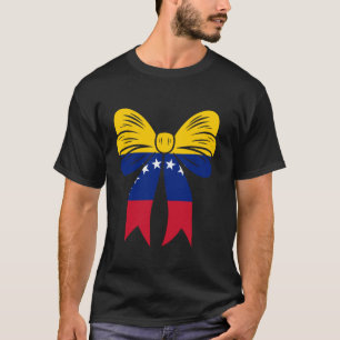 Camiseta Chica de Venezuela Coqueta Lazo Cinta Lindo Venezo